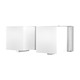 Borg Bath Bar 2-Light - Chrome / White Opal Borg Bath Bar 2-Light - Chrome / White Opal