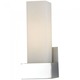Solo Wall Sconce - Chrome / White Opal