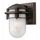 Reef Energy Saving Exterior Wall Sconce - Bronze / Etched Glass Reef Energy Saving Exterior Wall Sconce - Bronze / Etched Glass