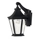 Senator 14 Inch Exterior Wall Sconce - Black / Clear Senator 14 Inch Exterior Wall Sconce - Black / Clear
