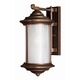 Hanna Exterior Wall Sconce - Bronze / White Hanna Exterior Wall Sconce - Bronze / White