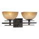 Lineage Bath Bar 2-Light - Iron Oxide / Venetian Scavo