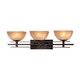Lineage Bath Bar 2-Light - Iron Oxide / Venetian Scavo
