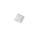 Outdoor Track Feed Thru Box Cover - White Outdoor Track Feed Thru Box Cover - White /
