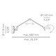 A-1136 Reading Swing Arm Wall Sconce -  / 