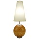 Aptos Orb Table Lamp - Satin Nickel / Tabac