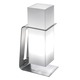 Tovier Table Lamp - Brushed Nickel / White