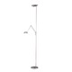 P-1127 Reading Floor Lamp - Brushed Nickel / 