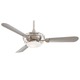 Acero Fan - Brushed Steel /Brushed Nickel  / 