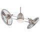 Gyro Twin Turbo Fan - Brushed Nickel/Chrome Gyro Twin Turbo Fan - Brushed Nickel/Chrome /