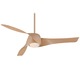 Artemis Fan - Maple Wood / Etched Opal Artemis Fan - Maple Wood / Etched Opal