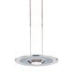 T-1126 Pendant - Brushed Nickel / Clear / Satin