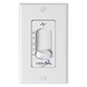 WC105 Wall Mounted 4 Speed Fan Control - White WC105 Wall Mounted 4 Speed Fan Control - White /