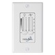 WC106 Wall Mounted 4 Speed Fan Control - White / 