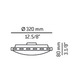 T-1262A Ceiling Flush Mount - /