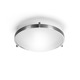 T-2124 Ceiling Flush Mount - Brushed Nickel / White Satin