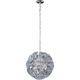 Cassini 12 Light Suspension - Chrome / Clear Murano Cassini 12 Light Suspension - Chrome / Clear Murano