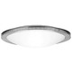 T-9034 Ceiling Flush Mount - Brushed Nickel / White Satin T-9034 Ceiling Flush Mount - Brushed Nickel / White Satin
