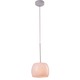 Ripple Small Pendant - Chrome / White Ripple Ripple Small Pendant - Chrome / White Ripple