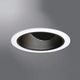 E5AA 5 Inch Adjustable Accent Baffle - White / Black
