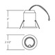 Mini-Lites Adjustable Gimbal Ring Trim and Housing -  / 