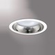 E7SRC 7 Inch Lensed Shower Downlight Trim - Polished / Clear