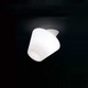 Siesta Wall / Ceiling Mount - White Lacquered Metal / White
