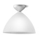 Stresa G Ceiling Flush Mount  - Silver Grey / Clear