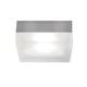90 CF Wall / Ceiling Flush Mount - Satin Nickel / White 90 CF Wall / Ceiling Flush Mount - Satin Nickel / White