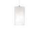Monopoint Celine Pendant - Satin Nickel / White
