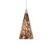 Monopoint Taos Pendant - Satin Nickel / Amazon Frit