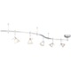 Sola 5 Head Rail Kit  - Satin Nickel / White
