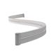 Pre-Bent S Curve Rail - Satin Nickel / 