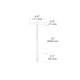 Rail Flexible Center Power Feed With Canopy -  / 