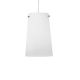 Rail Pint Pendant - Satin Nickel / White Rail Pint Pendant - Satin Nickel / White