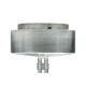 Rail 600W Surface Mount Magnetic Transformer  - Satin Nickel / 