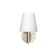 Shade Wall Sconce - Satin Nickel / White Shade Wall Sconce - Satin Nickel / White