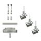 SK 150W - Focus 3 Head Kit - Satin Nickel / Silver Metallic SK 150W - Focus 3 Head Kit - Satin Nickel / Silver Metallic