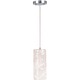 Seep Pendant - Chrome / White Gloss Seep Pendant - Chrome / White Gloss