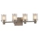 P5004 Bath Bar - Antique Nickel / Clear/Acid Etched P5004 Bath Bar - Antique Nickel / Clear/Acid Etched