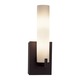 Tube Vanity Wall Sconce - Dark Restoration Bronze / Etched Opal Tube Vanity Wall Sconce - Dark Restoration Bronze / Etched Opal