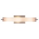Tube Light Bath Bar - Brushed Nickel / Etched Opal Tube Light Bath Bar - Brushed Nickel / Etched Opal