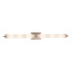 P5046 Tube Bath Bar - Brushed Nickel / Etched Opal P5046 Tube Bath Bar - Brushed Nickel / Etched Opal