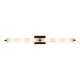 P5046 Tube Bath Bar - Dark Restoration Bronze / Etched Opal P5046 Tube Bath Bar - Dark Restoration Bronze / Etched Opal