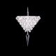 Vertex Pendant - Polished Chrome / Crystal