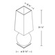 Galileo Square Table Lamp - /
