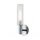 Sophie AP1 Vanity Wall Sconce - Chrome / Clear/White Sophie AP1 Vanity Wall Sconce - Chrome / Clear/White