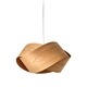 Nut S Pendant - Brushed Nickel / Cherry Wood
