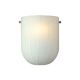 Metro Oval Wall Sconce - Chrome / Matte White Metro Oval Wall Sconce - Chrome / Matte White