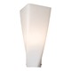 Conico Wall Sconce - Satin Nickel / White Conico Wall Sconce - Satin Nickel / White